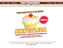 Tablet Screenshot of heycupcake.com